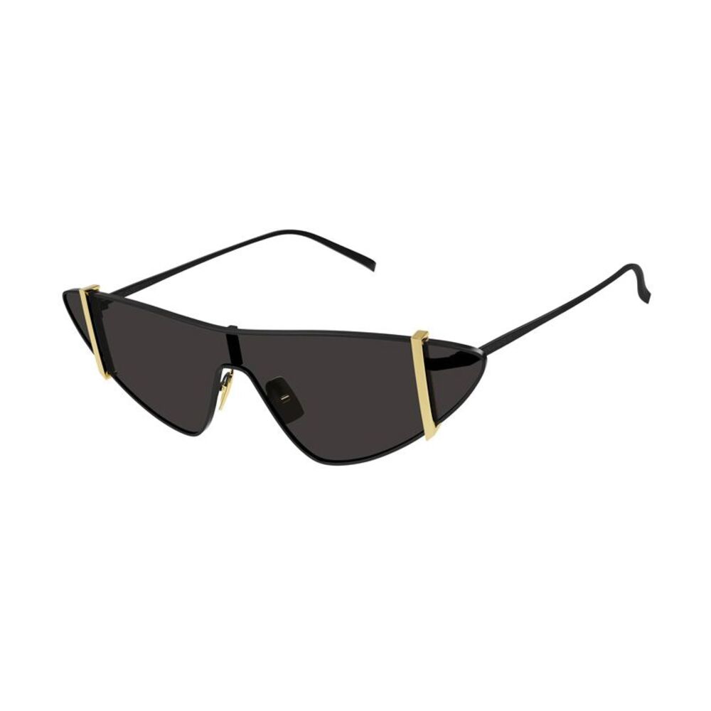 Saint Laurent Sunglasses Shield Full Rim, Black Frame and Black Lens SL536001